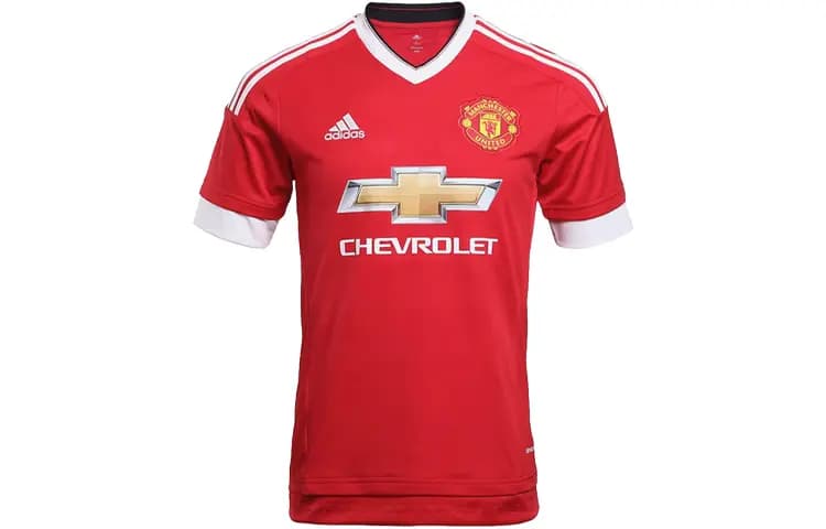 Adidas Manchester United 15-16 Mövsüm Kişi Futbol Forması Qırmızı