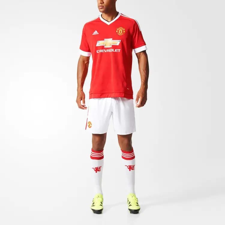 Adidas Manchester United 15-16 Mövsüm Kişi Futbol Forması Qırmızı 3