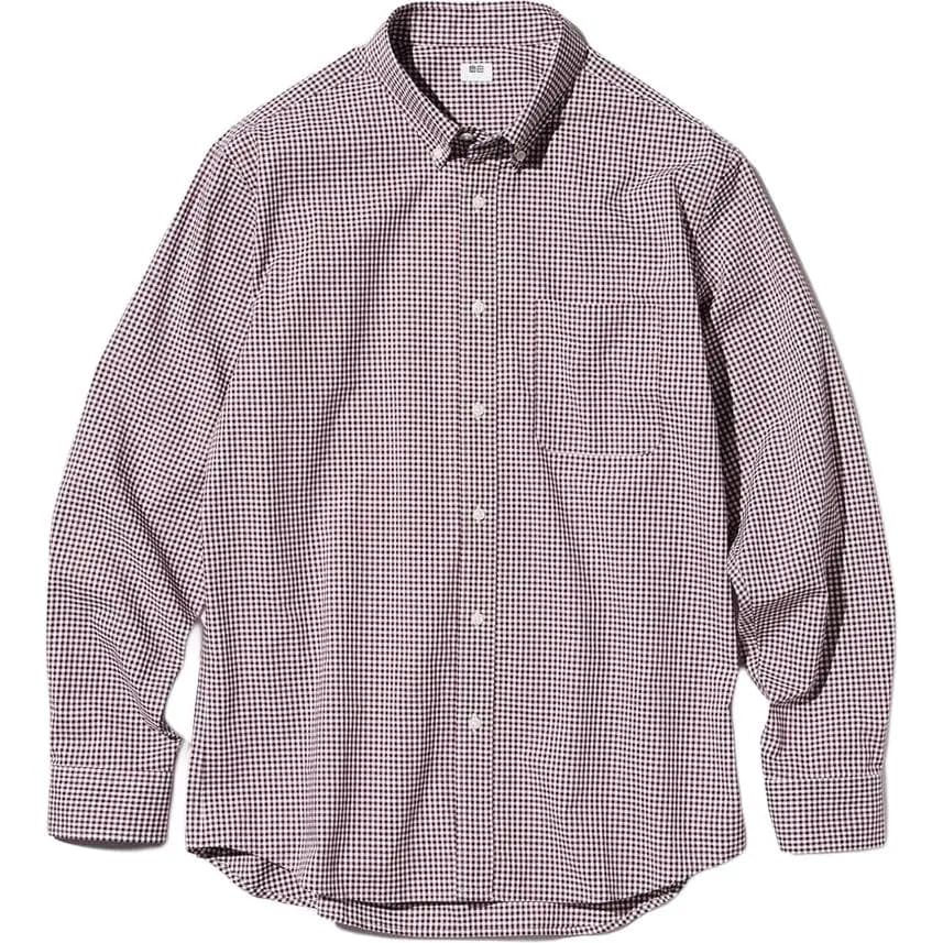 UNIQLO Unisex Köynək Maroon