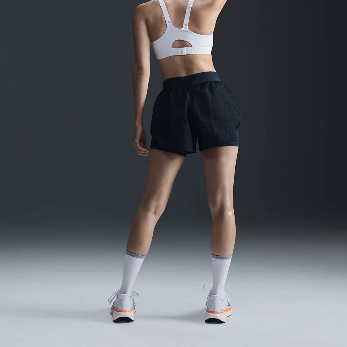 Nike Running Division Qadın İdman Şortu Mavi 3