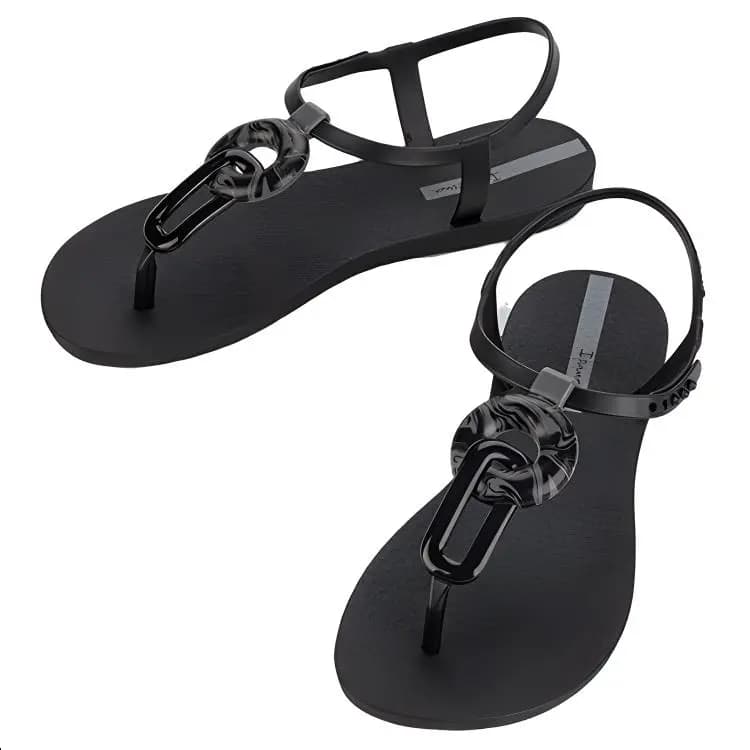 Ipanema Quick Dry Flip Flops Women's Black 2