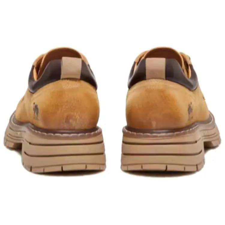 CAMEL Work Boots Women's Low-Top Desert Yellow/Coffee 4