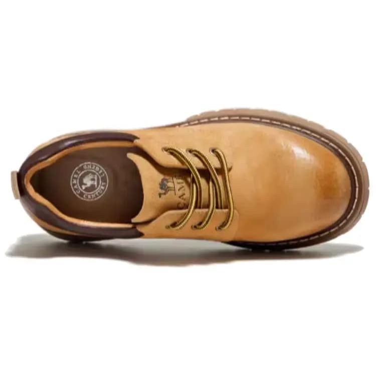 CAMEL Work Boots Women's Low-Top Desert Yellow/Coffee 3