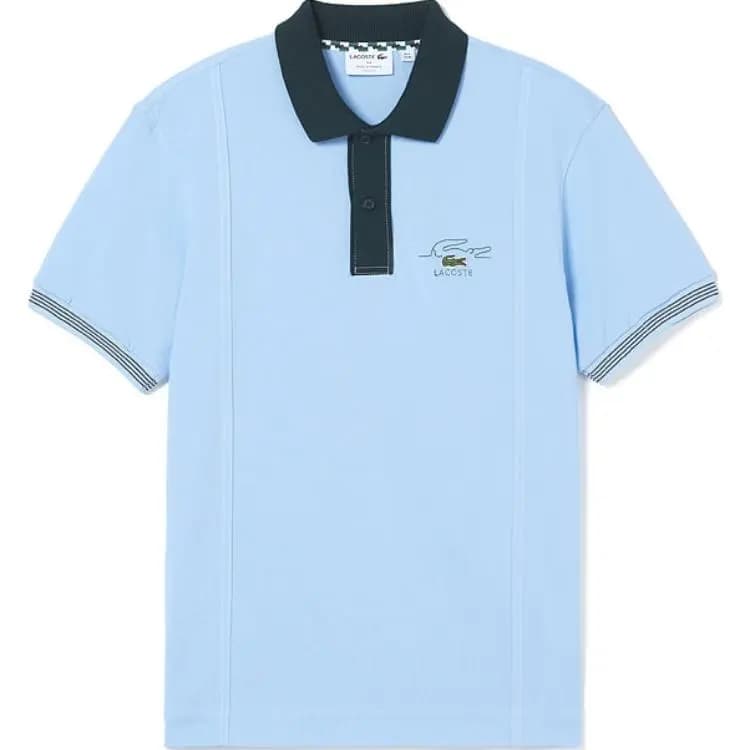 LACOSTE Kişi Qısaqol Polo Köynəyi Mavi