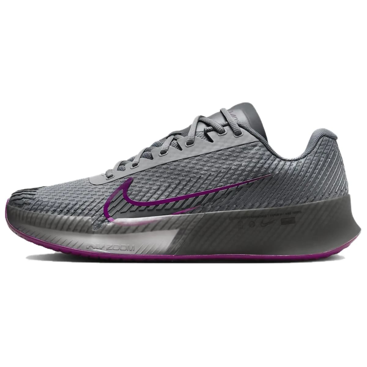 Nike Air Zoom Vapor 11 Kişi Tennis Ayaqqabısı Boz/Bənövşəyi