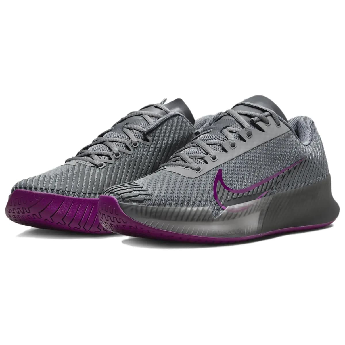 Nike Air Zoom Vapor 11 Kişi Tennis Ayaqqabısı Boz/Bənövşəyi 3