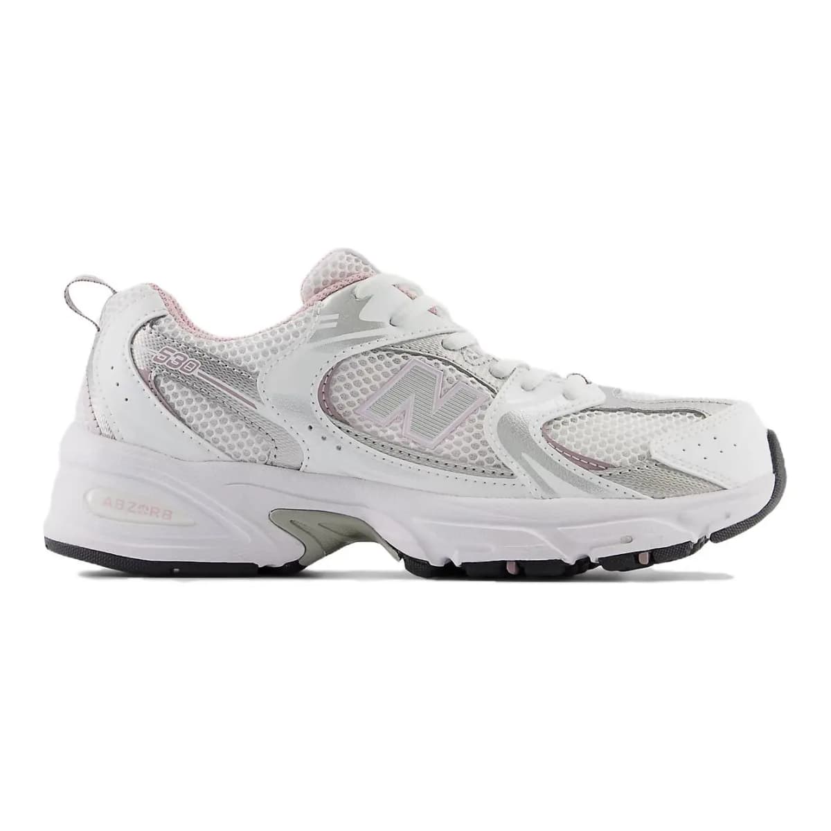New Balance NB 530 Low-Top Uşaq Qaçış Ayaqqabısı Ağ/Çəhrayı 2