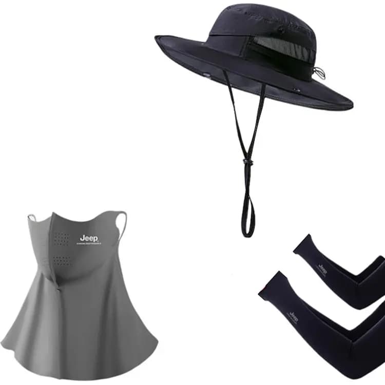 Jeep Günəşdən Qoruyucu Şlyapa Dəsti Unisex 4