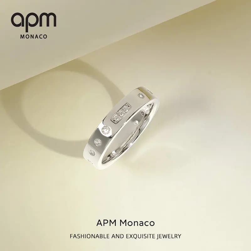 Apm Monaco MORSE CODE Rings Unisex 2