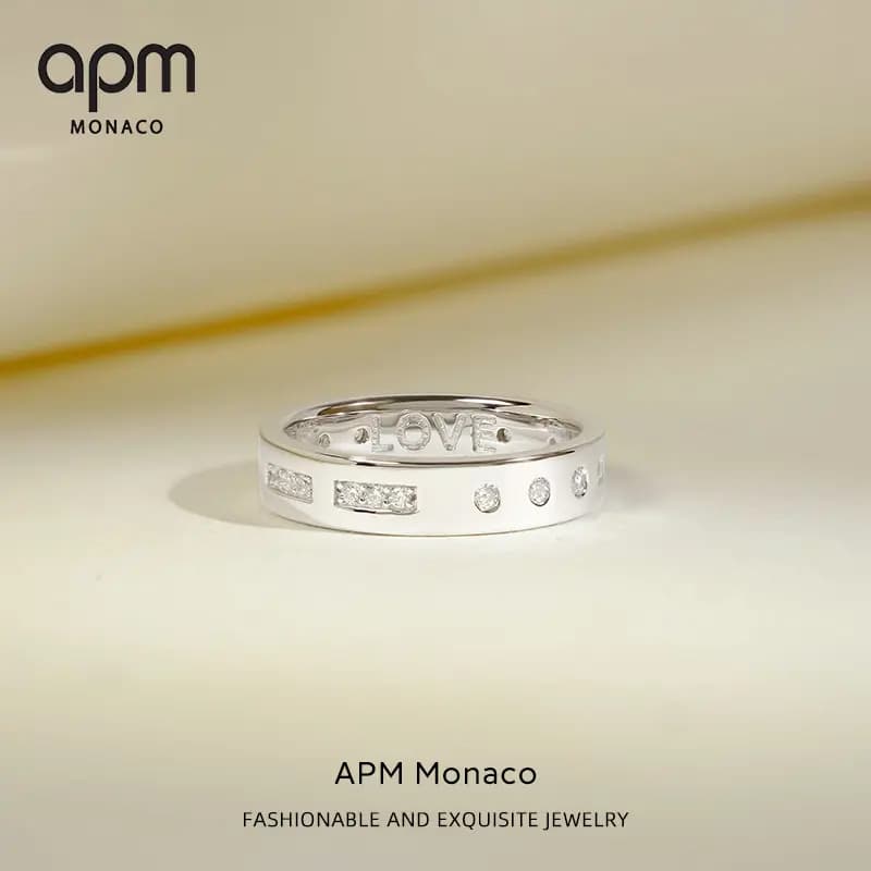 Apm Monaco MORSE CODE Rings Unisex 3