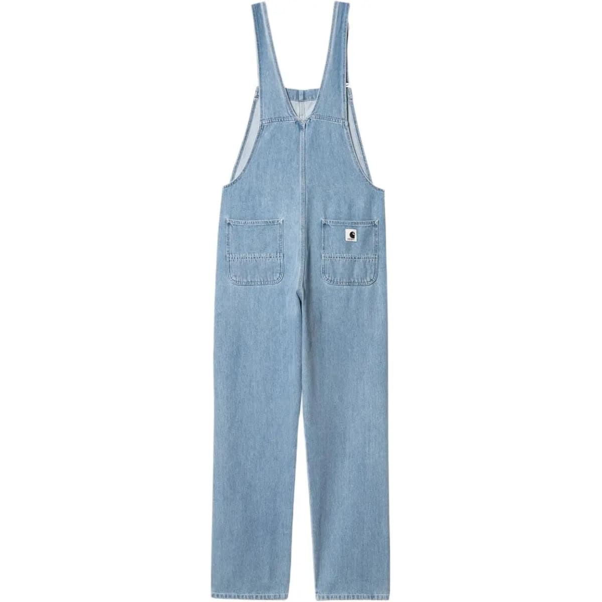 Carhartt WIP FW24 Straight Leg Rivet Multi-Pocket Logo Adjustable Strap Overalls Women's 2