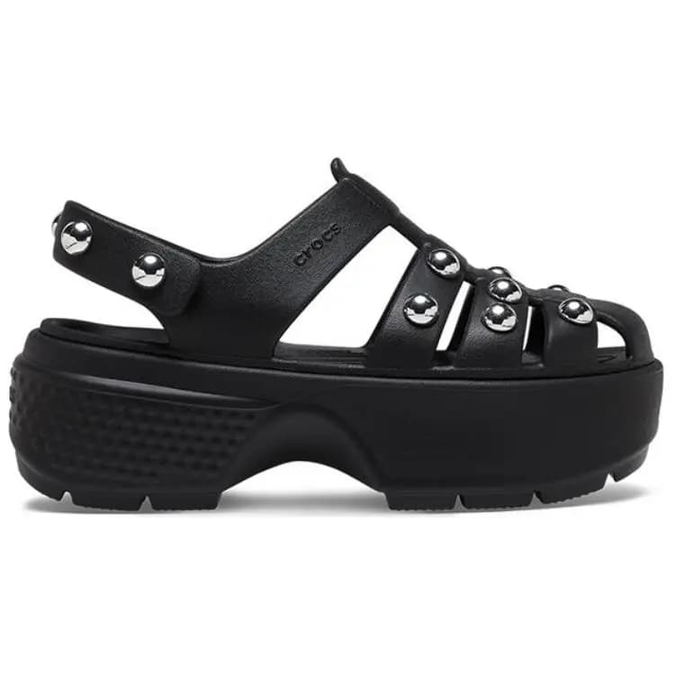Crocs Roman Sandals 5.5cm Women's Black 2