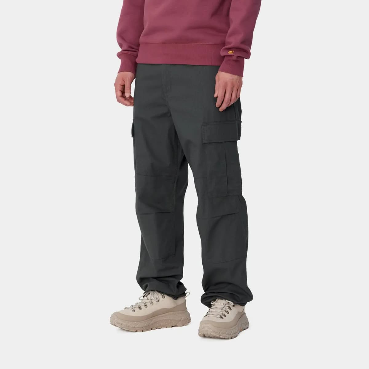 Carhartt WIP FW24 Regular Cargo Kişi Şalvarı Graphite 6
