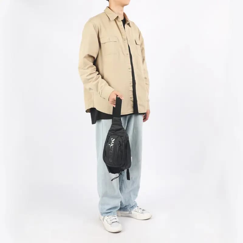 Supreme Polyester Shoulder Bag, Crossbody Bag, Fanny Pack, Sling Bag Regular Unisex Multicolor 2