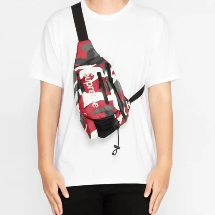 Supreme Polyester Shoulder Bag, Crossbody Bag, Fanny Pack, Sling Bag Regular Unisex Multicolor 8