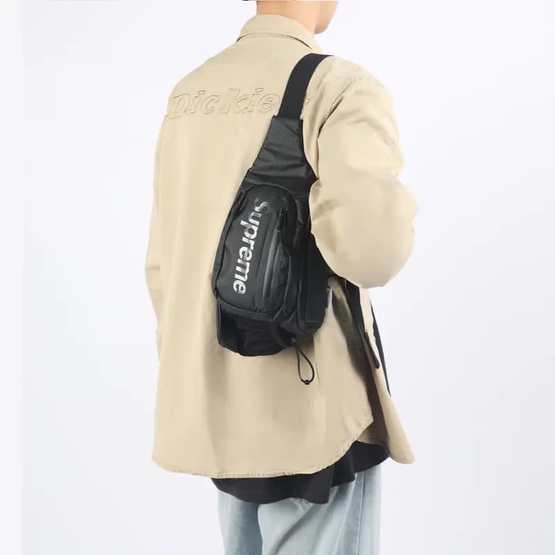 Supreme Polyester Shoulder Bag, Crossbody Bag, Fanny Pack, Sling Bag Regular Unisex Multicolor 3