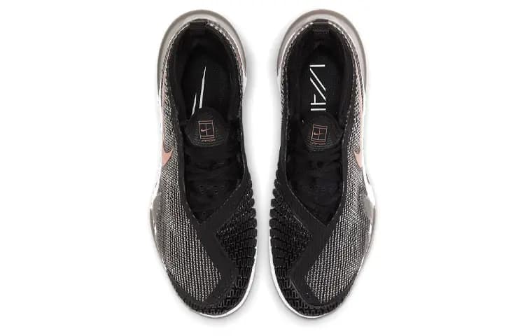 Nike Court React Vapor Nxt Black Metallic Red Bronze Women's 4