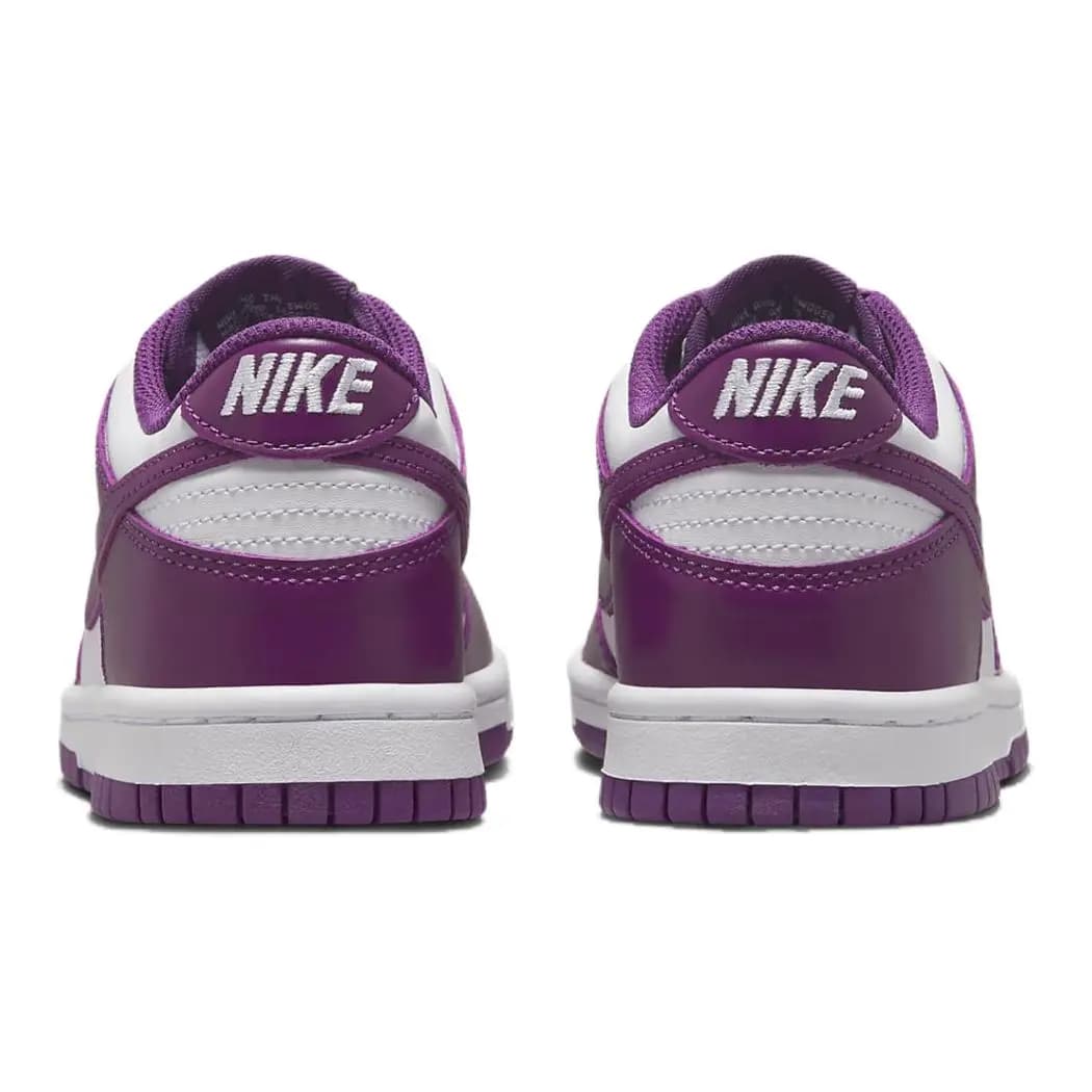 Nike Dunk Low Uşaq Basketbol Ayaqqabısı Ağ/Bənövşəyi 5