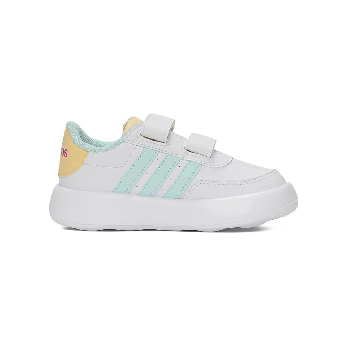 Adidas BREAKNET 2.0 Uşaq İdman Ayaqqabısı Ağ 2