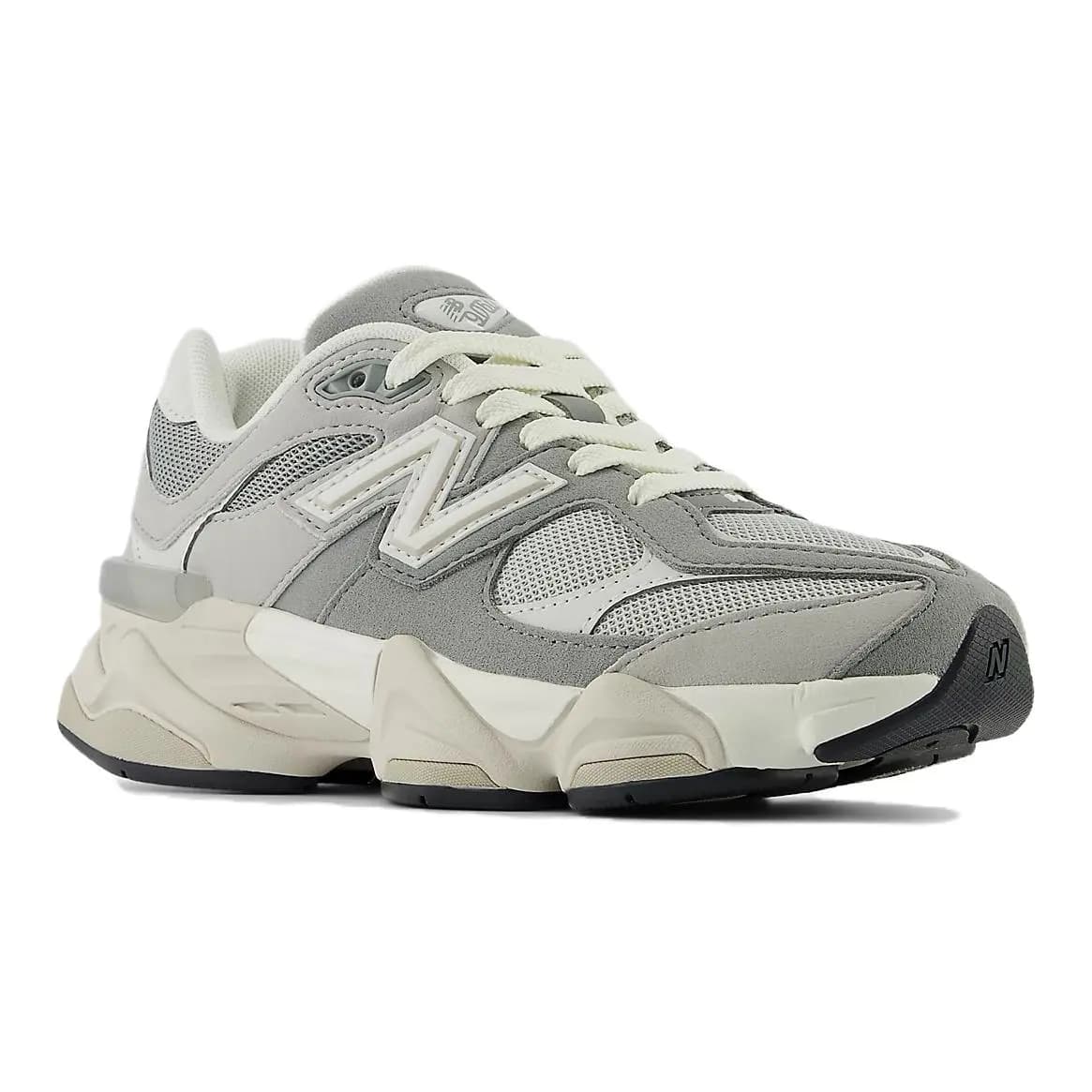 New Balance NB 9060 İdman Ayaqqabısı Uşaq Boz/Ağ 4