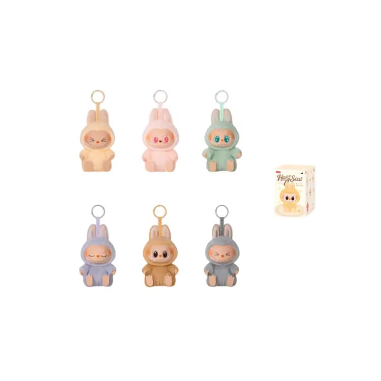 POP MART Labubu THEMONSTERS Sit-Down Party Vinyl Plush Mystery Box Blind Box Products Single Mystery Box/Full Box 6 Pcs 2