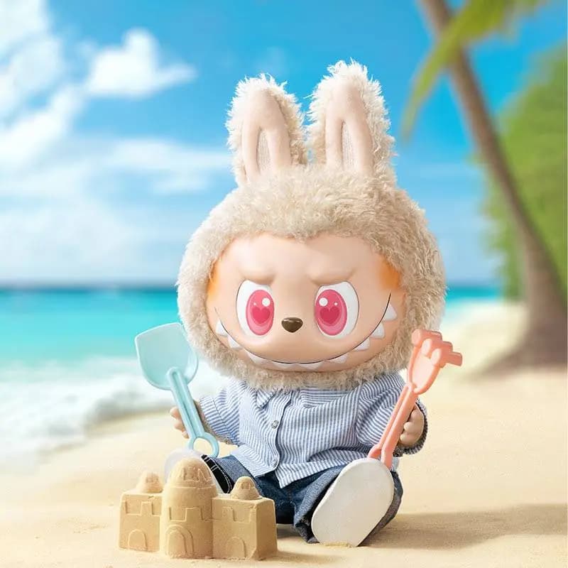 POP MART LABUBU THEMONSTERS FLIPWITH ME Rubber Plush Doll Trendy Figures 40cm 2