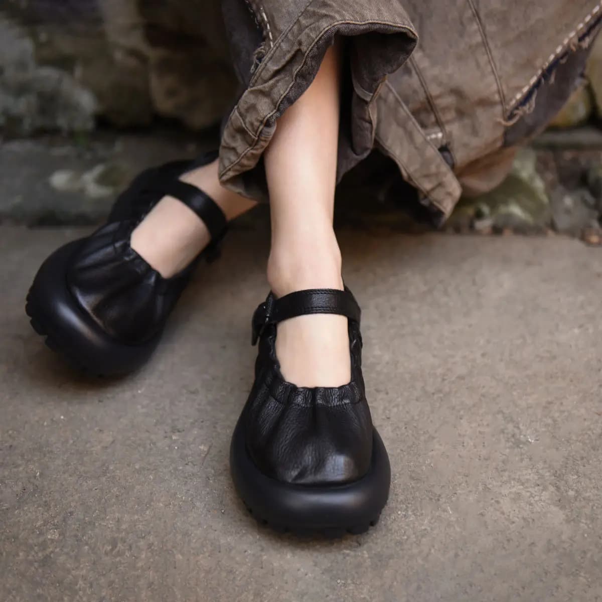 ARTMU Comfortable Fashion Mary Jane Shoes Women's 8