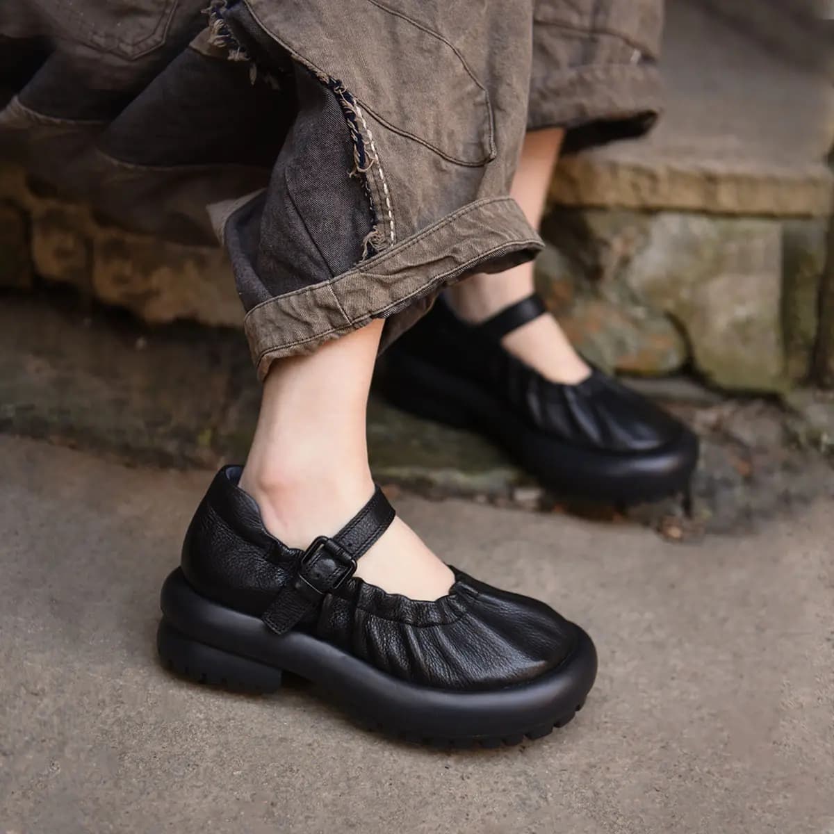 ARTMU Comfortable Fashion Mary Jane Shoes Women's 6