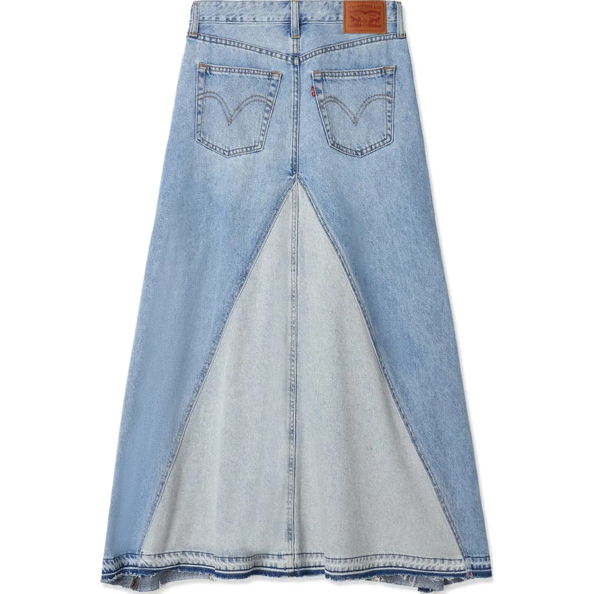 Levi's SS24 Denim Maxi Ətək Qadın Mavi 2
