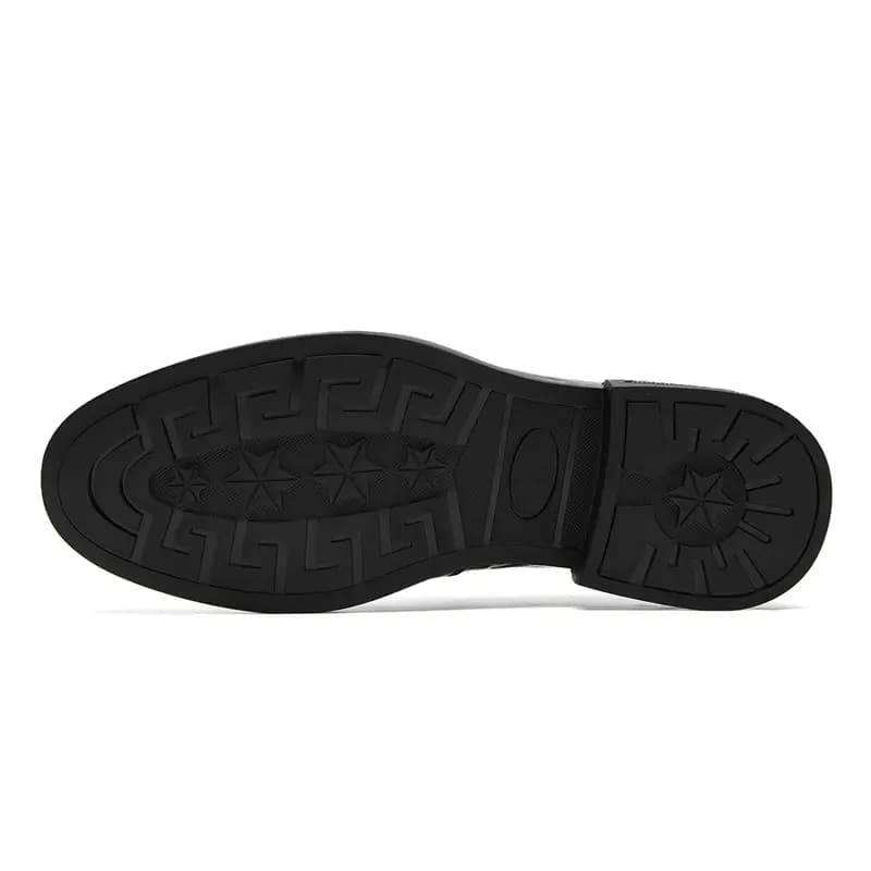 AOKANG Slip-On Business Casual Style Fashion Trendy Men's Casual Shoes Men's Black 7