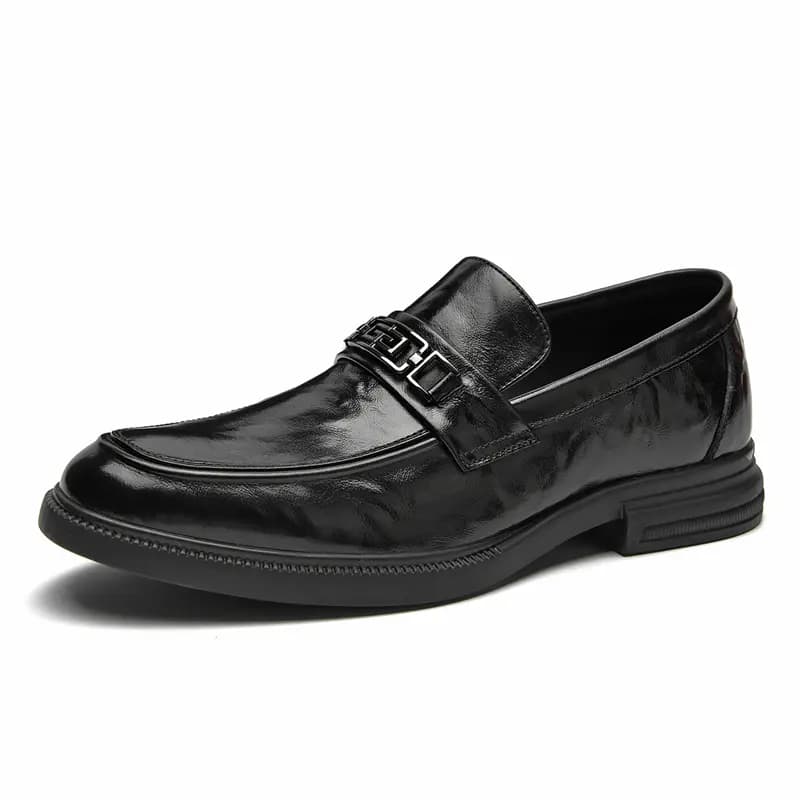 AOKANG Slip-On Business Casual Style Fashion Trendy Men's Casual Shoes Men's Black 3