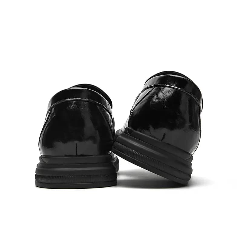 AOKANG Slip-On Business Casual Style Fashion Trendy Men's Casual Shoes Men's Black 5