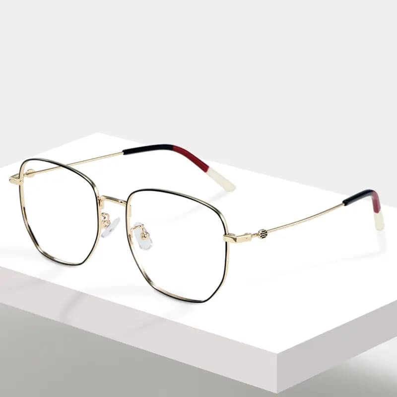 Gameking Blue Light Blocking Glasses Unisex Silver Black Silver Black Gold 4
