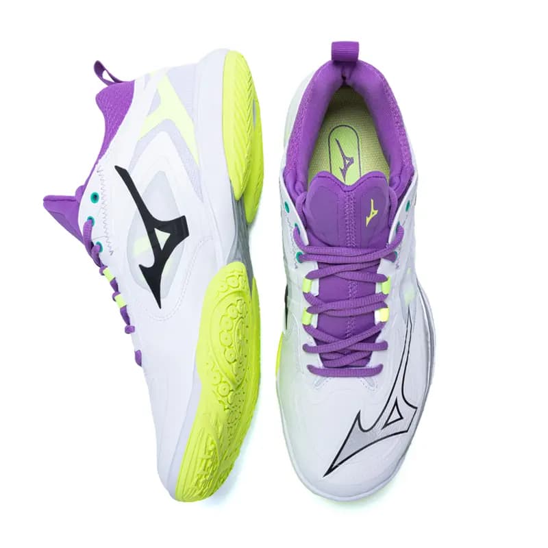Wave Claw Neo Mizuno 3 Wide Ağ/Yaşıl/Bənövşəyi 2