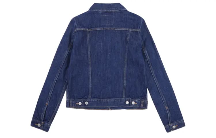 Levis Cropped Coats Women's Dark Denim 2