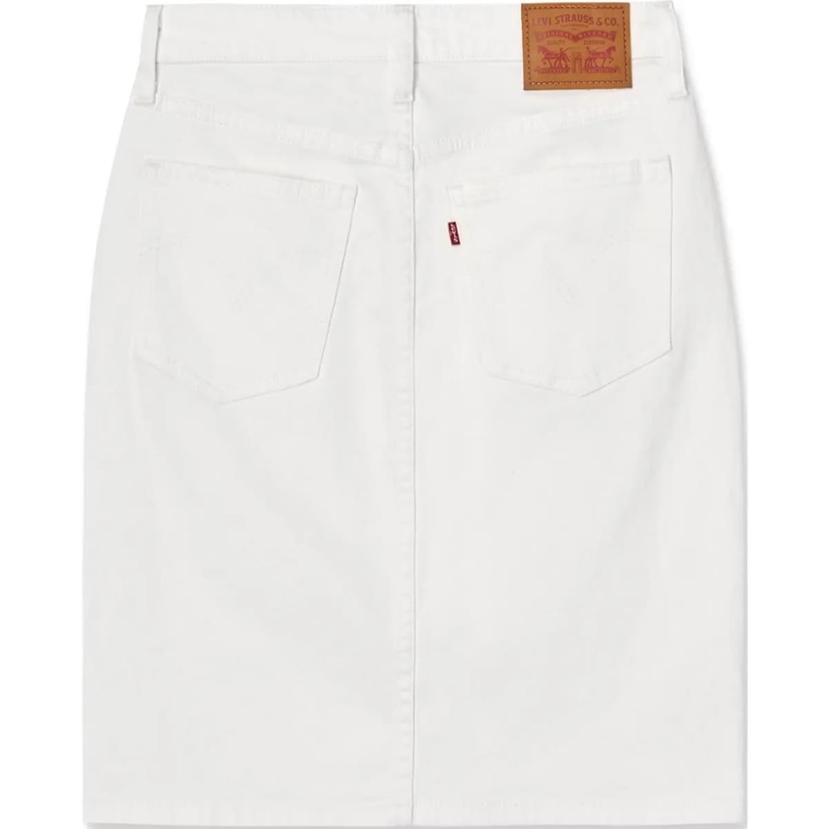 Levis SS24 Qadın Denim Ətək Ağ 2