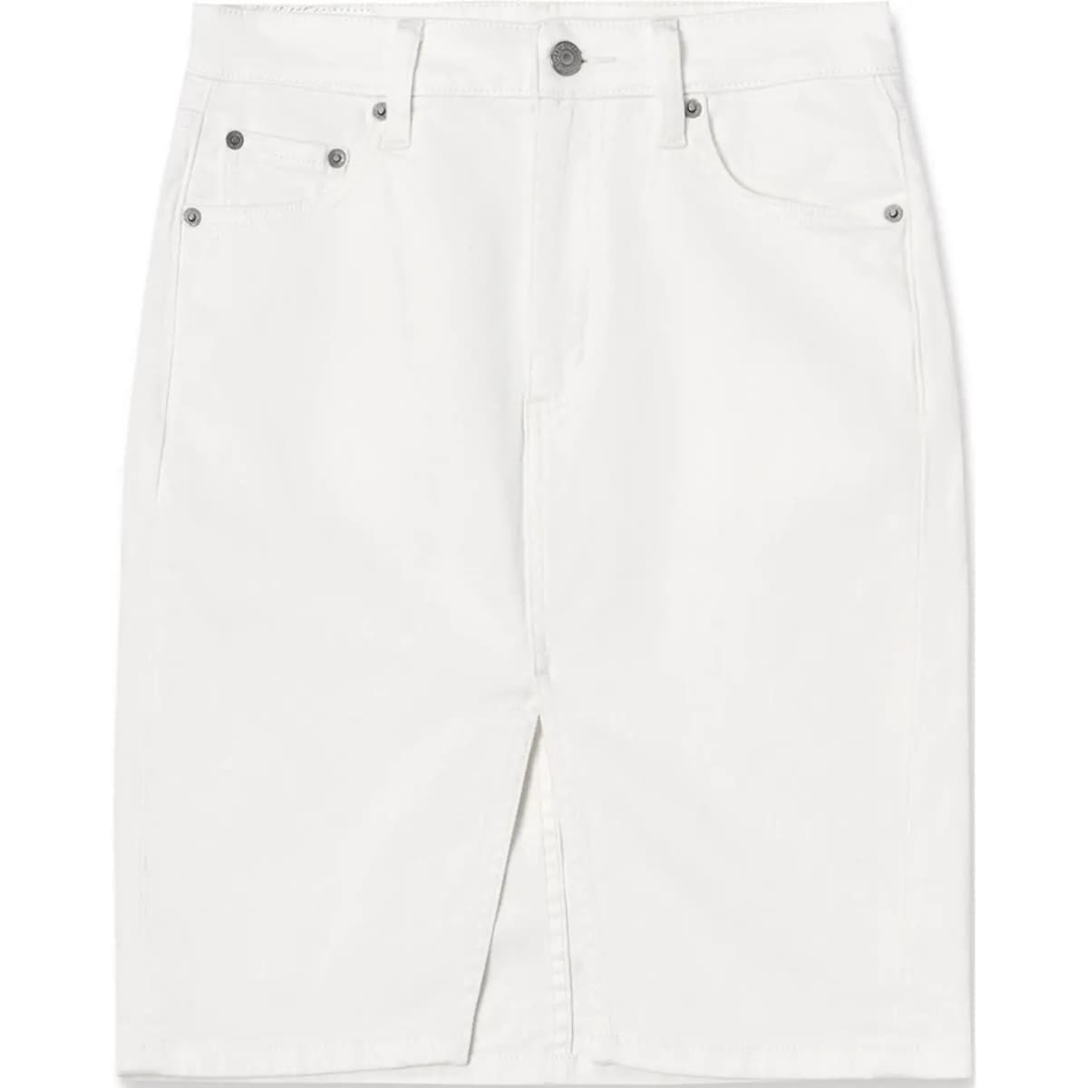 Levis SS24 Qadın Denim Ətək Ağ