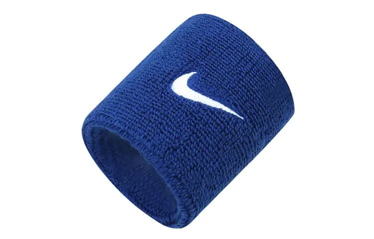Nike İdman Qolbağı Tünd Göy/Ağ 2