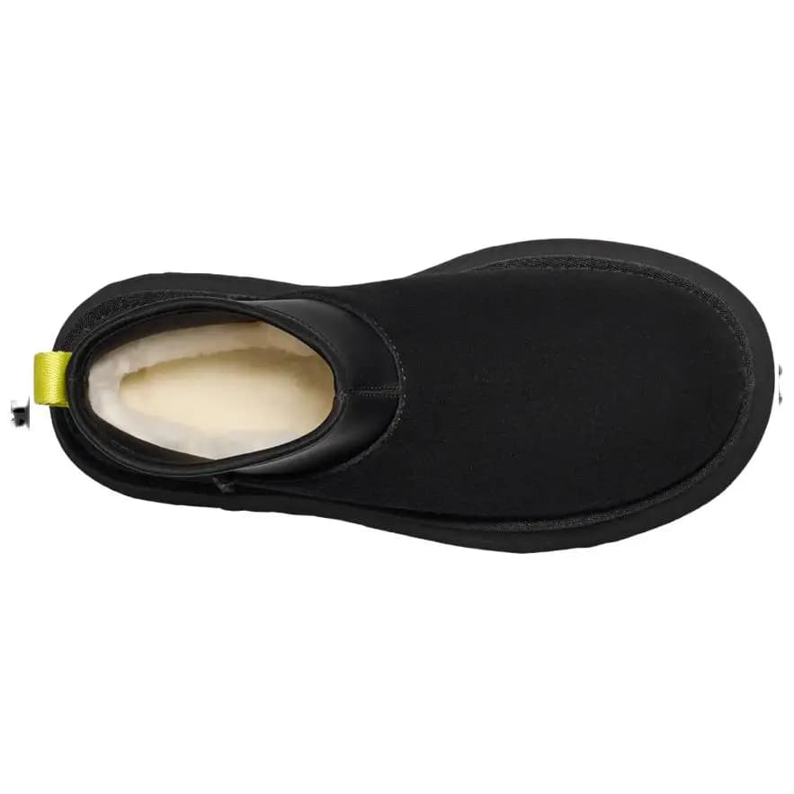 UGG Classic Mini Dipper Boot Black Yellow Women's 5