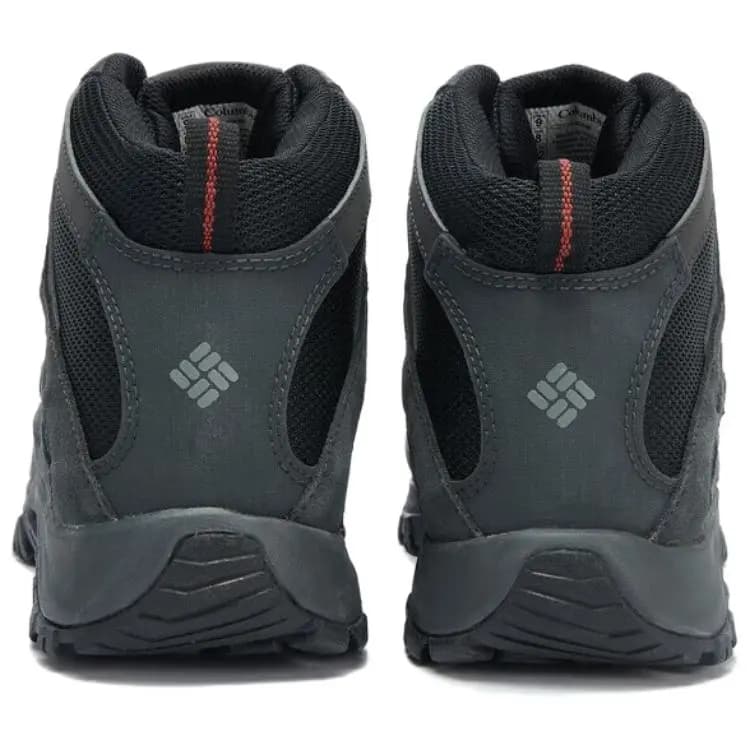 Columbia Crestwood Anti-Slip Wear-Resistant Mid-Top Hiking Shoes Men's Black 3