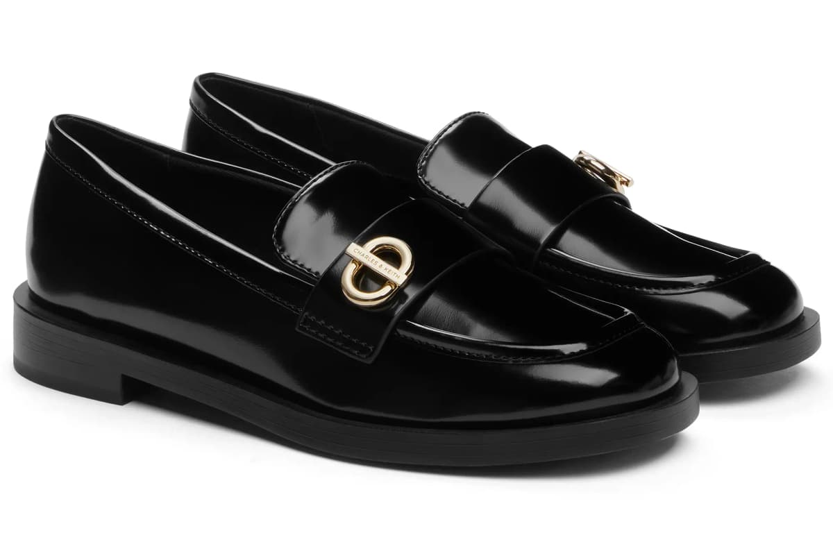 CHARLES&KEITH Small CK Loafers 2.5cm Women's 2
