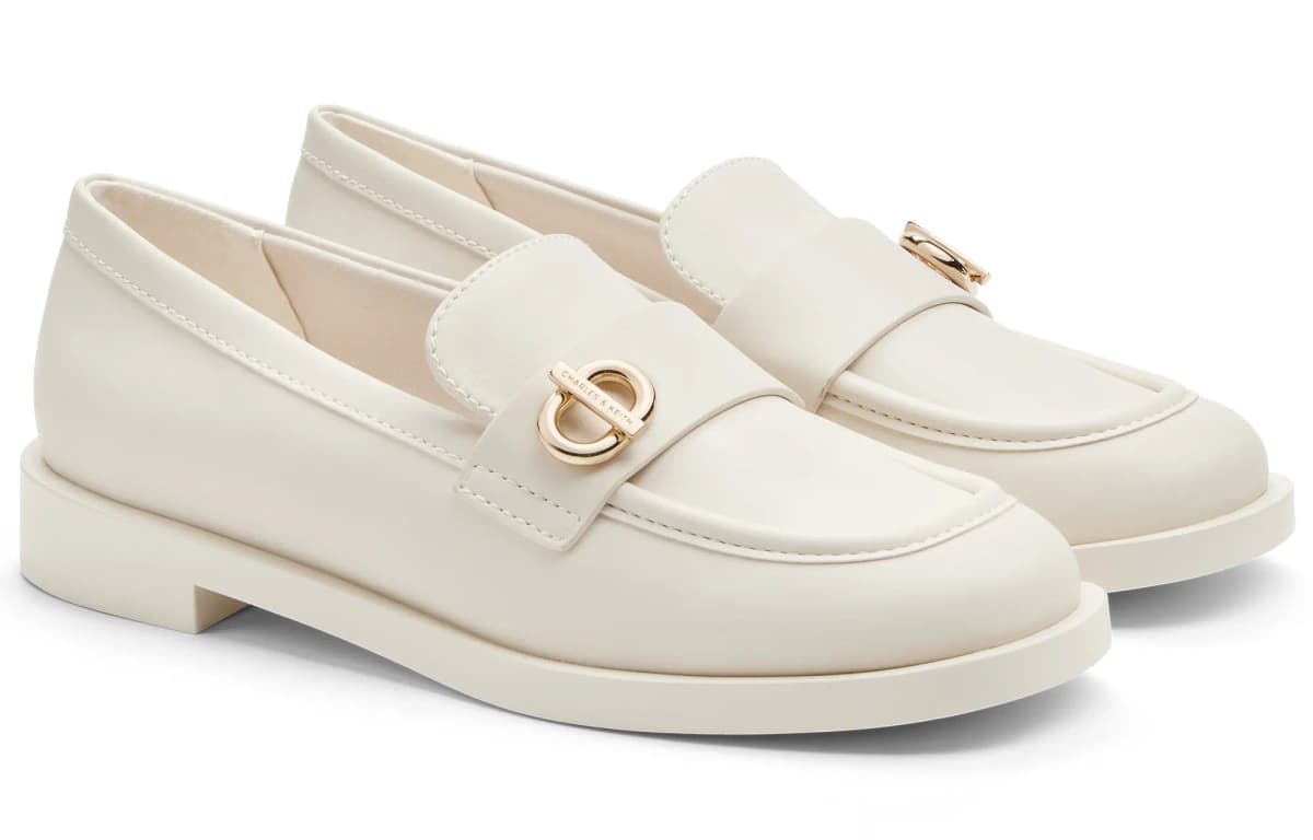 CHARLES&KEITH Small CK Loafers 2.5cm Women's 7