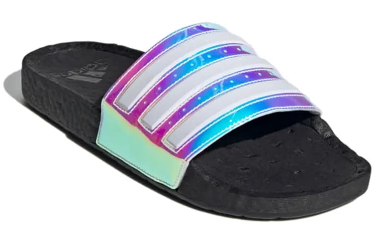 Adilette Adidas Boost Slides 'Iridescent' 3