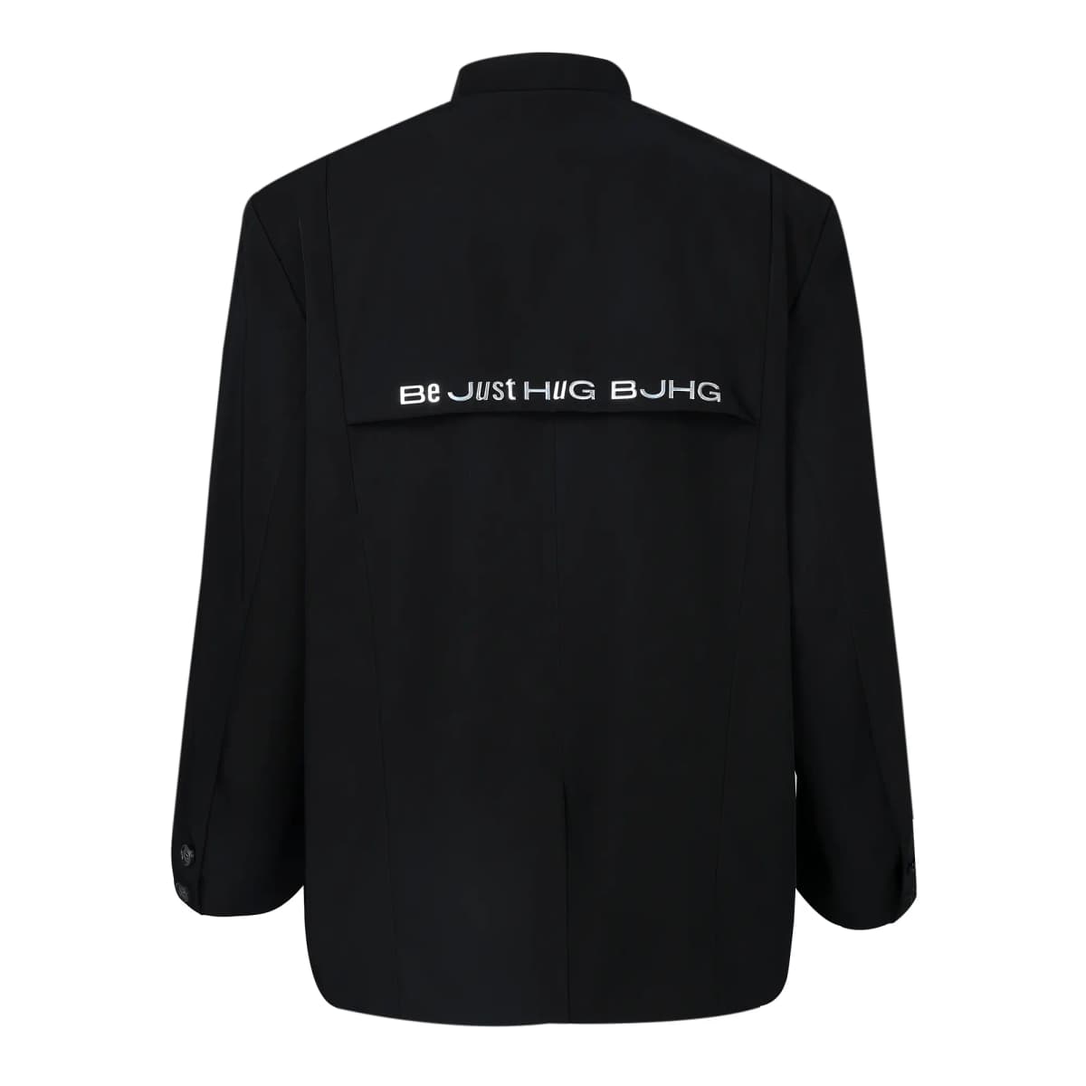 BJHG Deconstruction Asymmetric Frog Button Jacket Unisex 2