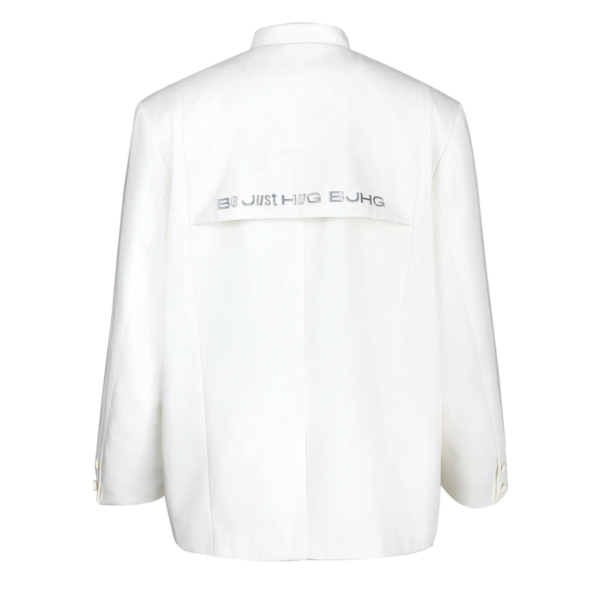 BJHG Deconstruction Asymmetric Frog Button Jacket Unisex 7