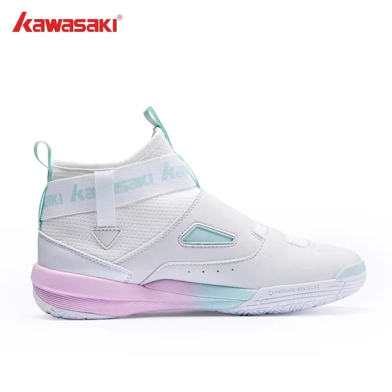 Kawasaki Traverse 2.0 Mid-Top Badminton Shoes Unisex Azure 5