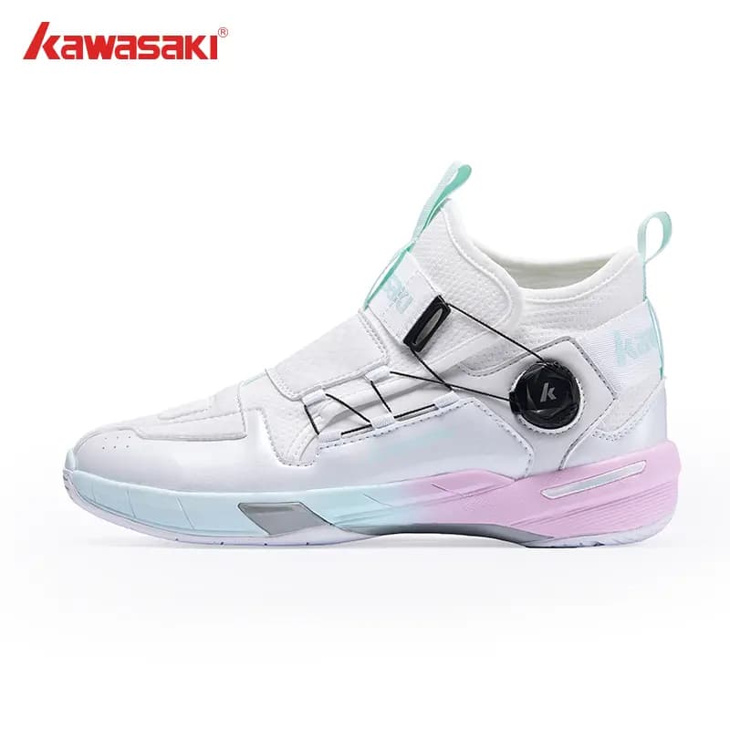 Kawasaki Traverse 2.0 Mid-Top Badminton Shoes Unisex Azure 3