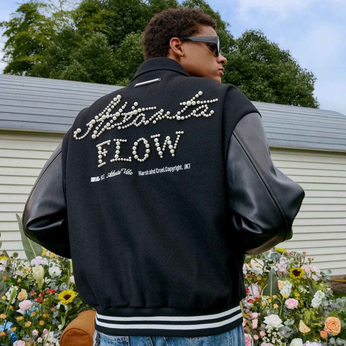 HARSH AND CRUEL Baseball Jacket Unisex 9