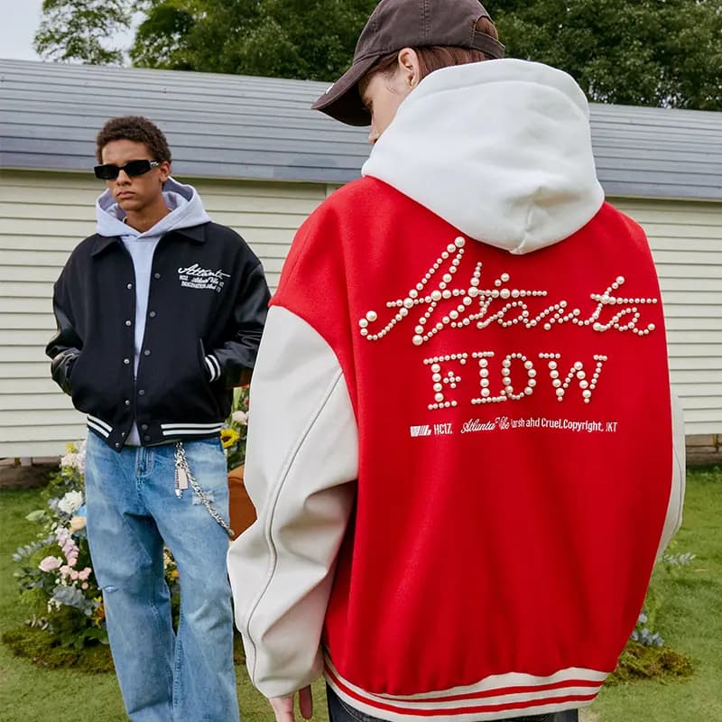 HARSH AND CRUEL Baseball Jacket Unisex 5
