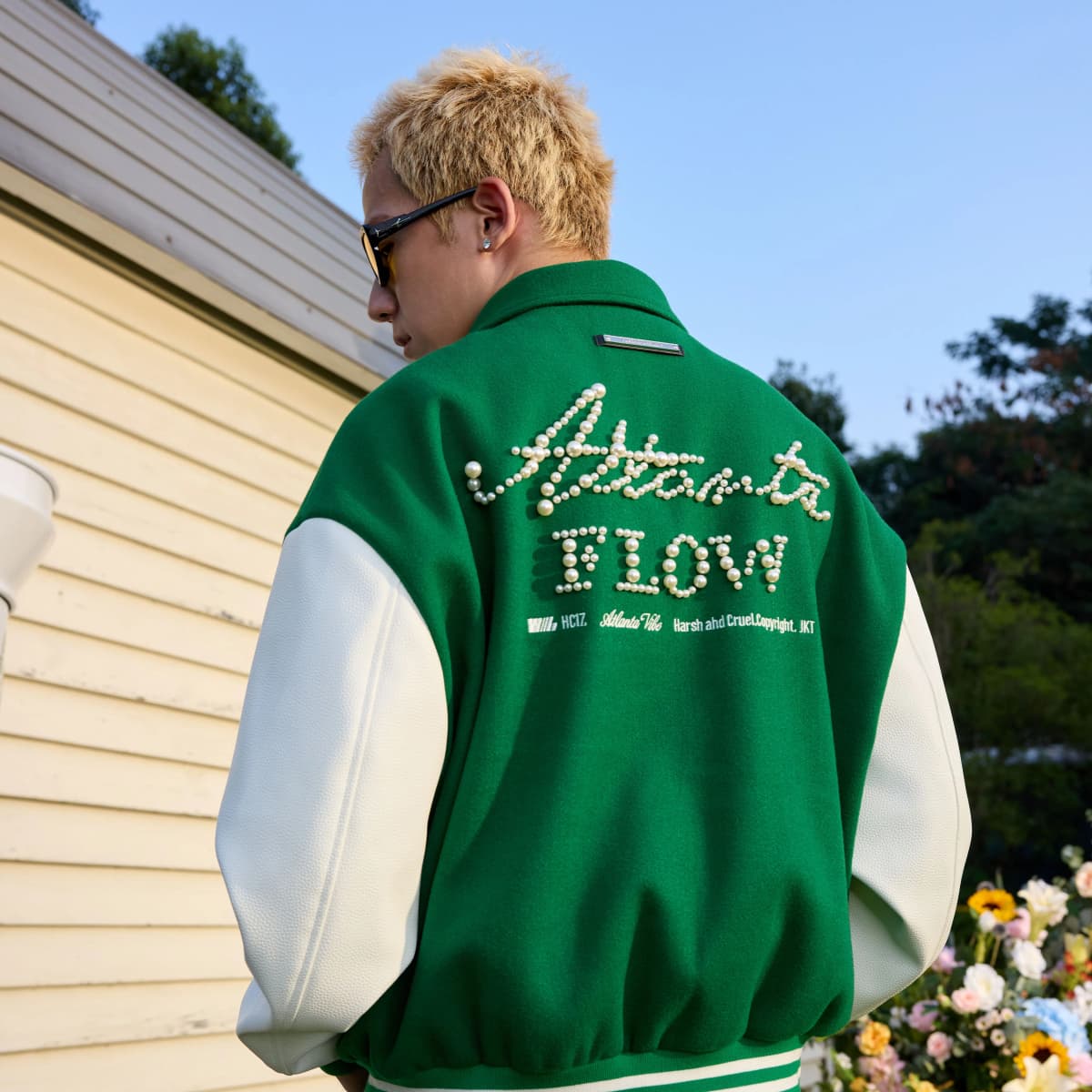 HARSH AND CRUEL Baseball Jacket Unisex 22